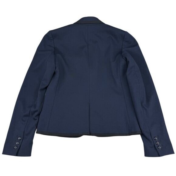 Gap The Academy Women's Navy Double Knit Ponte Blazer Navy Size 2 - Picture 5 of 7